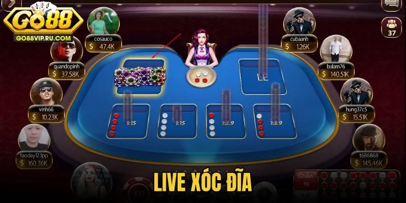 Live Xóc Đĩa